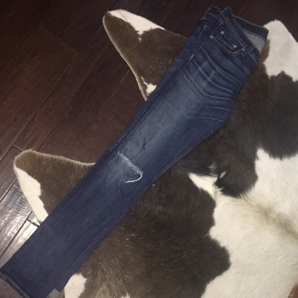 Rag and Bone distressed skinny Jeans size 29 Euc! - Picture 2 of 2